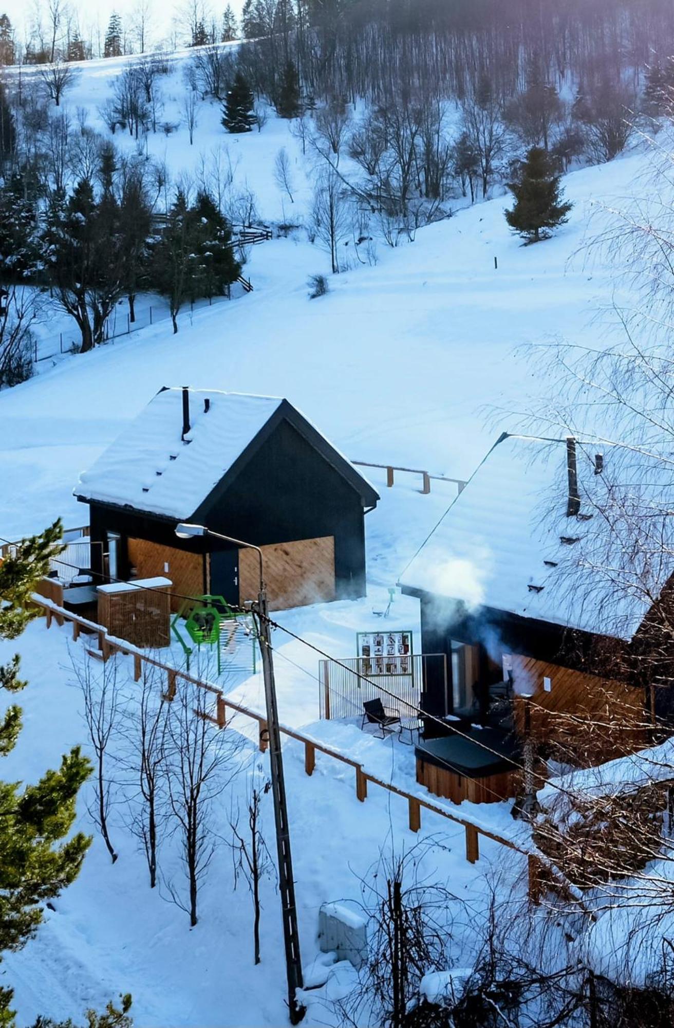 Projekt Swit - Domki Z Prywatna Jacuzzi I Sauna Zywiec Ngoại thất bức ảnh